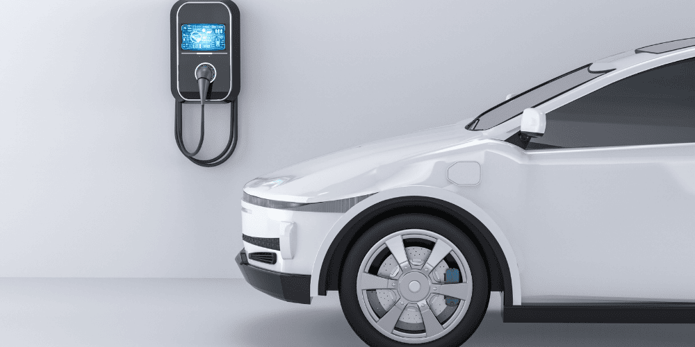 TISAX - Electric car being charged