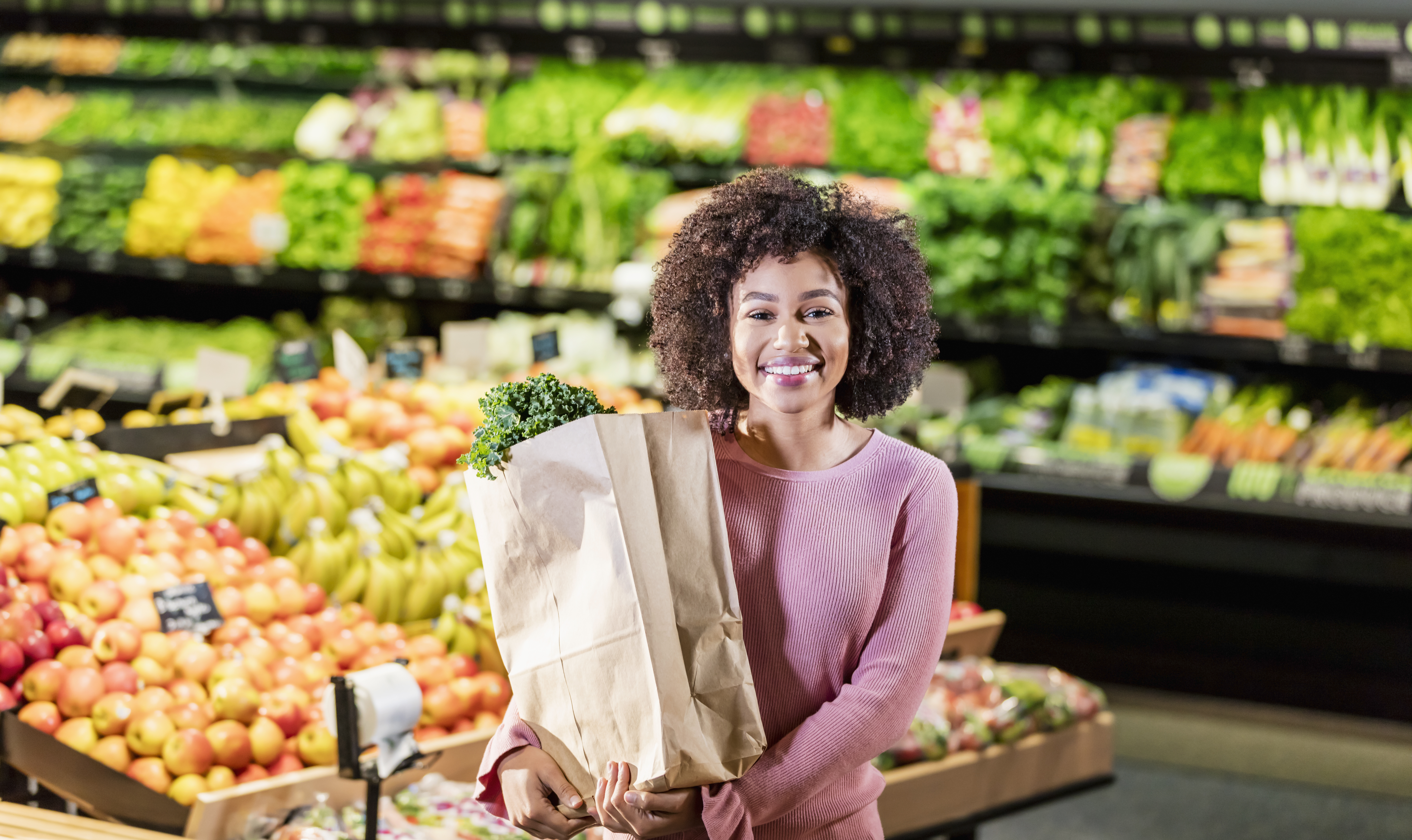 Woman with Shopping Bag