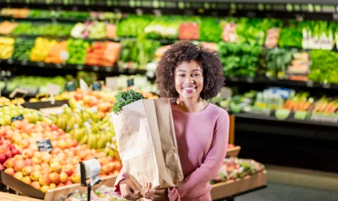 Woman with Shopping Bag