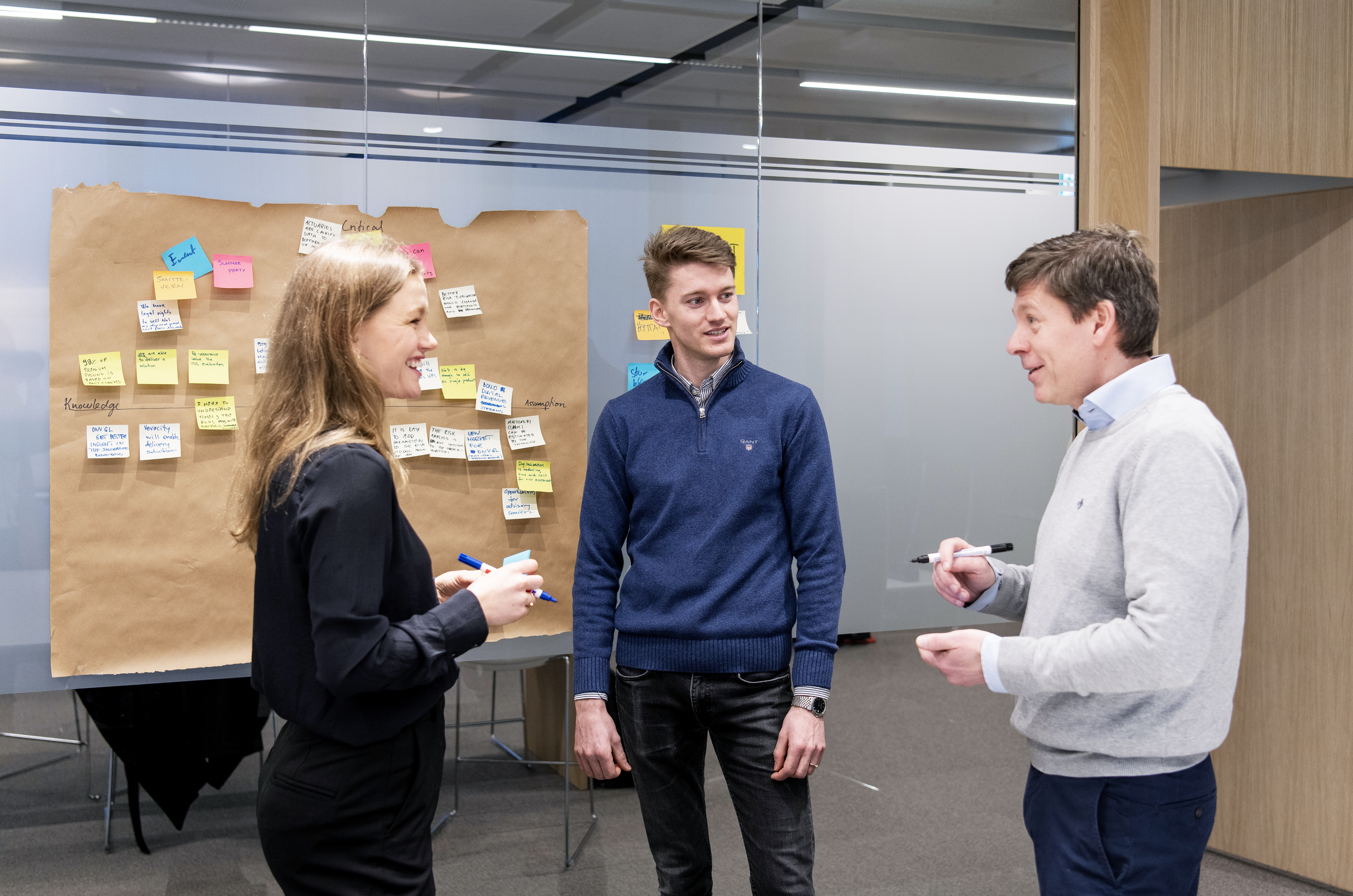 Teams taking a training