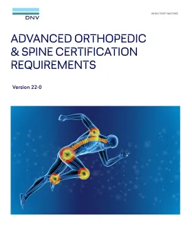 DNV Advanced Orthopedic and Spine Requirements