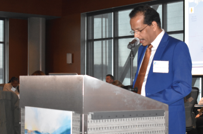 Anthony DSouza, Executive Vice President DNV GL Maritime Americas, gave a keynote address to attendees 