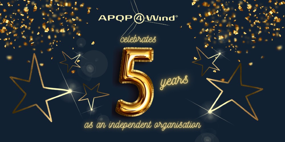 APQP4WIND Celebrates 5 years as an independent organization