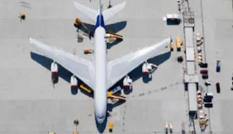 Airplane on tarmac
