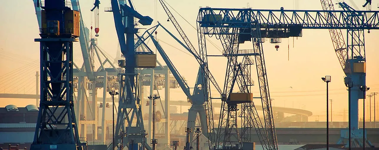  Cranes at port