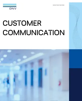 DNV Healthcare Customer Communication