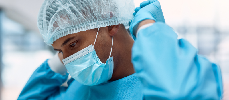 Two people holding hands