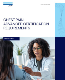 DNV Chest pain advanced certification requirements