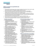 DNV branded booklet image for Healthcare Standards