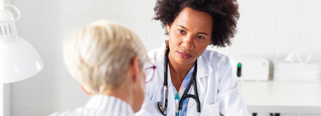 Doctor consulting a patient