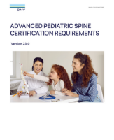 Advanced pediatric spine certification requirements cover