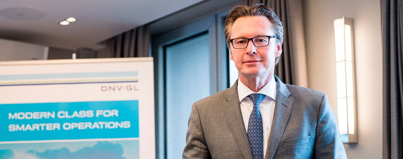 Knut Ørbeck-Nilssen - DNV GL press conference - Nor-Shipping
