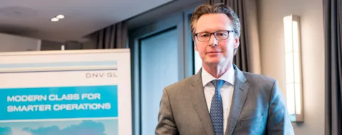Knut Ørbeck-Nilssen - DNV GL press conference - Nor-Shipping