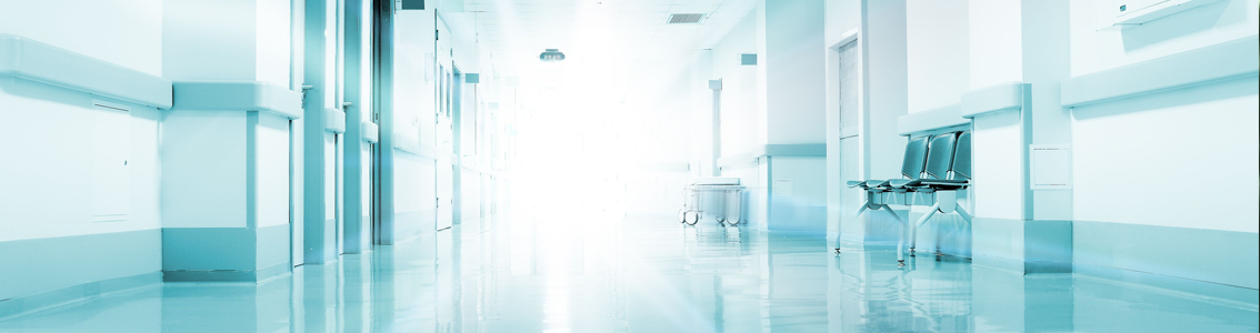 A light at the end of a hospital hallway as Banner image for Proactive Risk Assessment training course