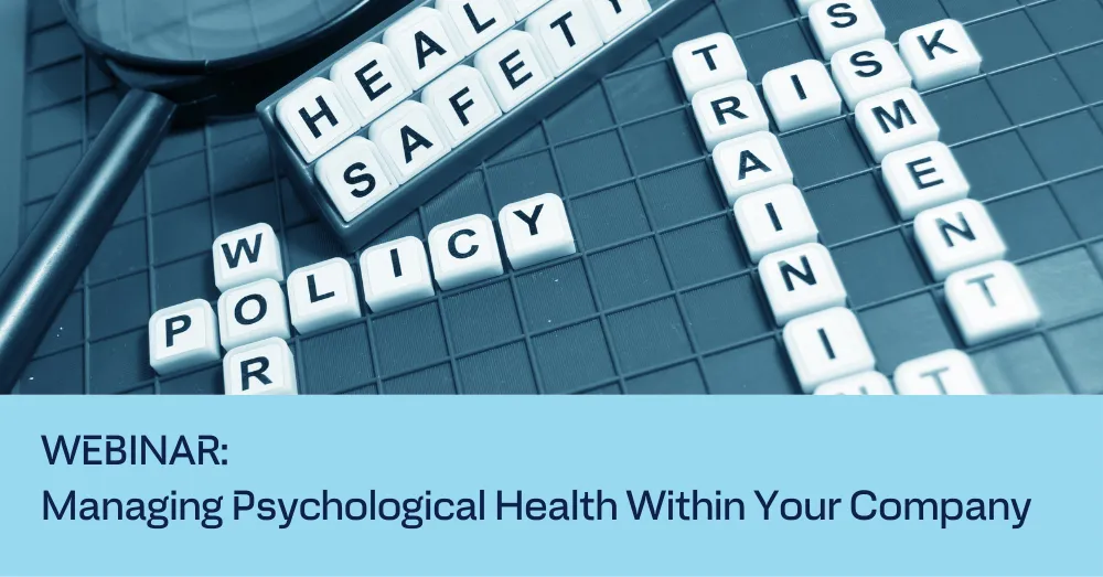 ISO 45003 Psychological Health